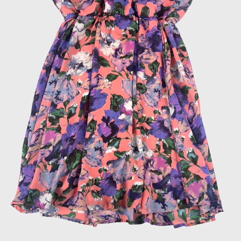 Lush Floral Print Midi Dress - Picture 4 of 8